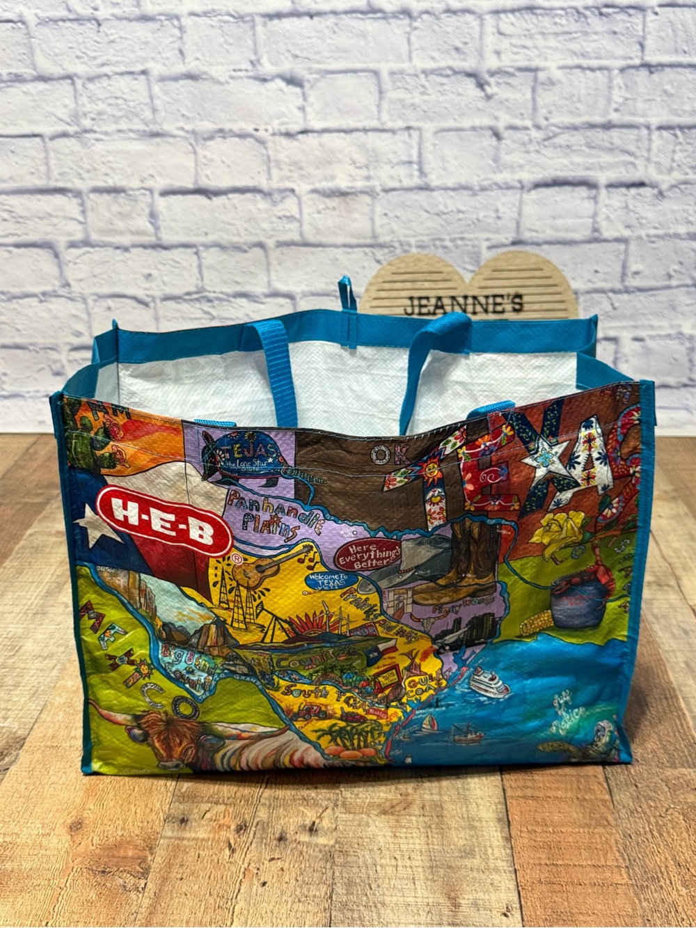 H-E-B Texas Artist '20 Reusable Shopping Bag - Roadmap